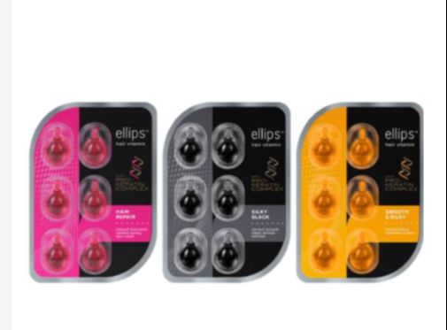 Viên Dưỡng Tóc Ellips Hair Vitamin Vỉ 6 Viên - 2 Vỉ x 6 Viên Giúp tóc suôn mượt, khỏe mạnh