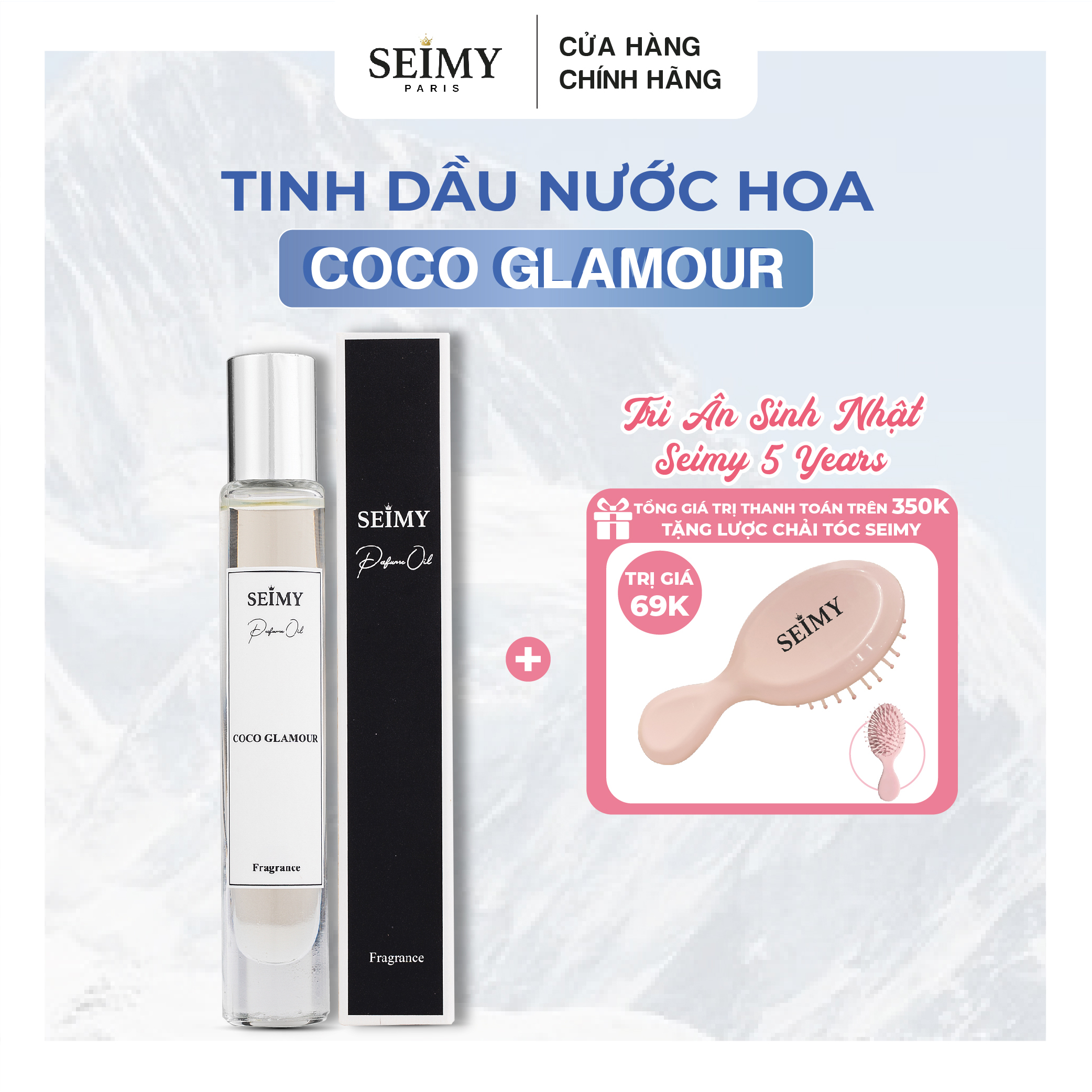 Tinh dầu nước hoa seimy coco glamour 10ml