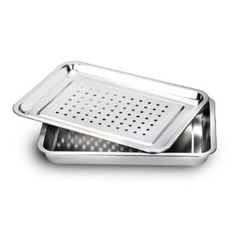 Úp ly inox 304 36*27cm, khay úp ly - làm từ inox cao cấp không rỉ