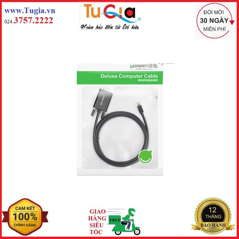 Cáp chuyển đổi mini dp sang vga ugreen 30596-hàng chính hãng