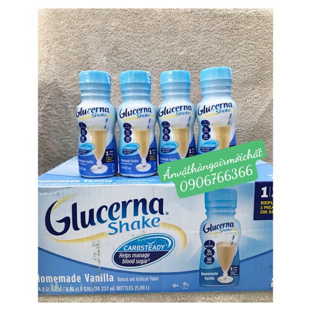 Sữa nước glucerna cho người tiểu đường 237ml x 24 chai