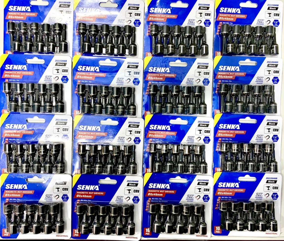 Đầu bắn tôn, Mũi Vít Vặn Tôn 6mm/ 8mm/ 10mm/ 12mm chuôi lục giác hiệu SENKA cao cấp, CHỌN DÒNG DIY PRO INDUSTRIAL