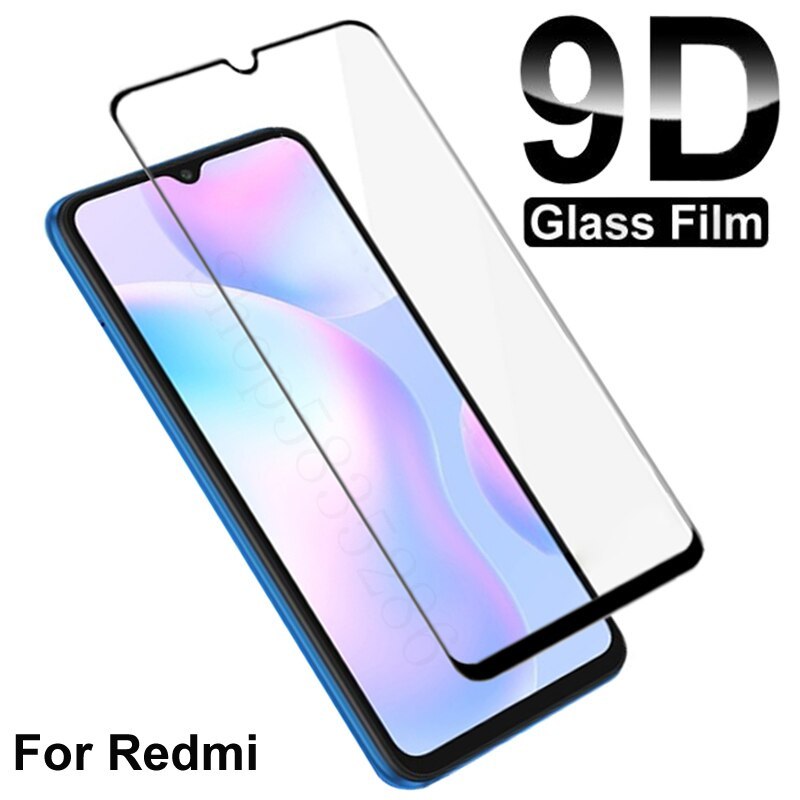 Xiaomi Redmi 9A Kính Cường Lực Full Màn 9D Full Keo - Miếng Dán Màn Hình Điện Thoại - Màu Đen