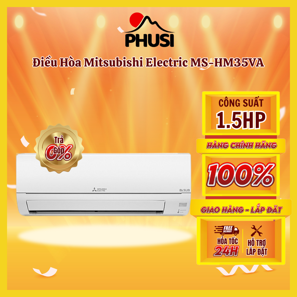 Điều hòa mitsubishi electric ms-hm35va