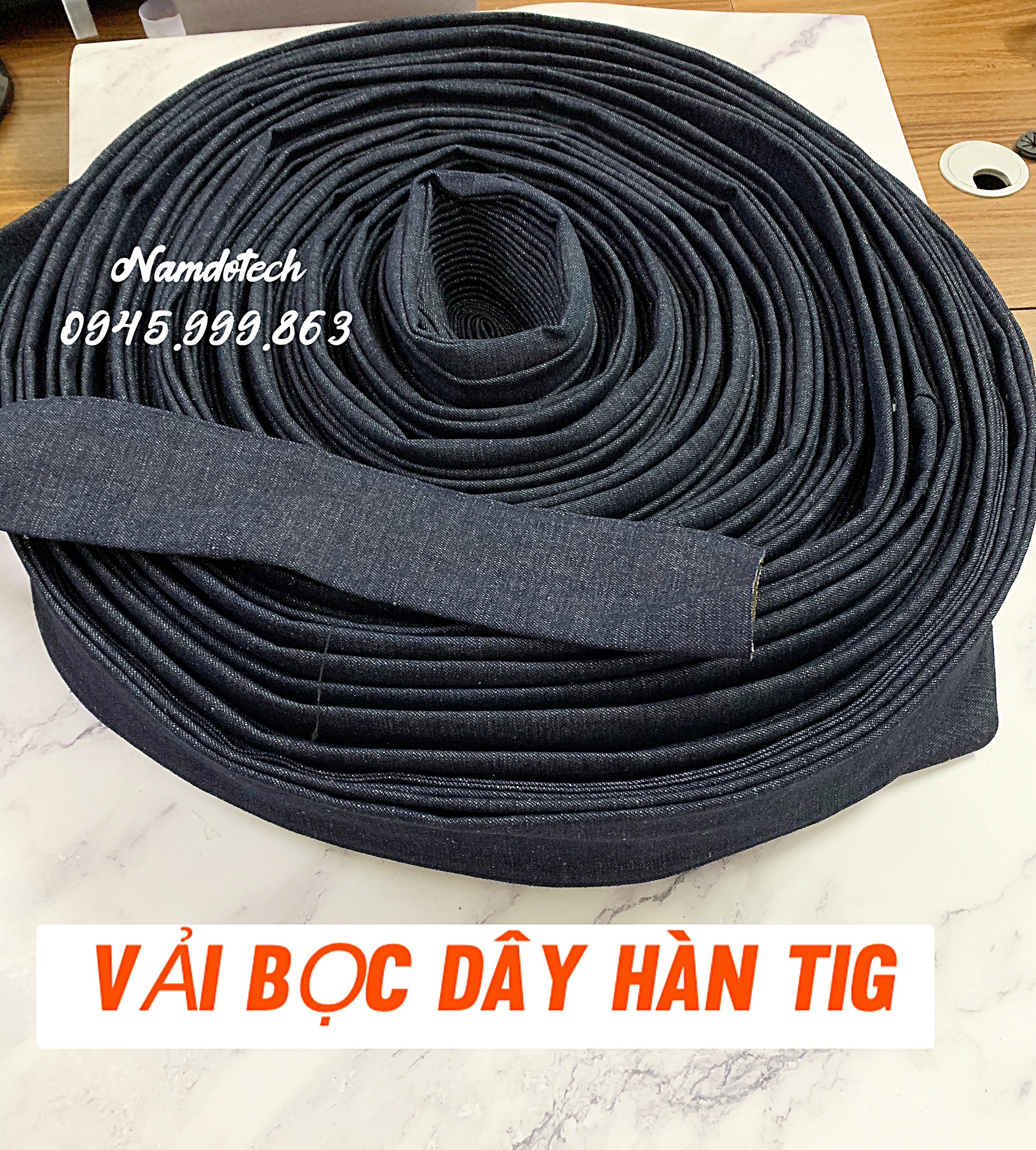 Vải bọc dây hàn tig, vải bọc mỏ hàn tig, phụ kiện máy hàn tig