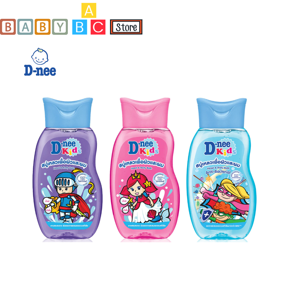 Sữa Tắm Gội Toàn Thân Dnee KIDS Cho Bé từ 4 Tuổi Hương Trái Cây Ngọt Ngào Thơm Mát