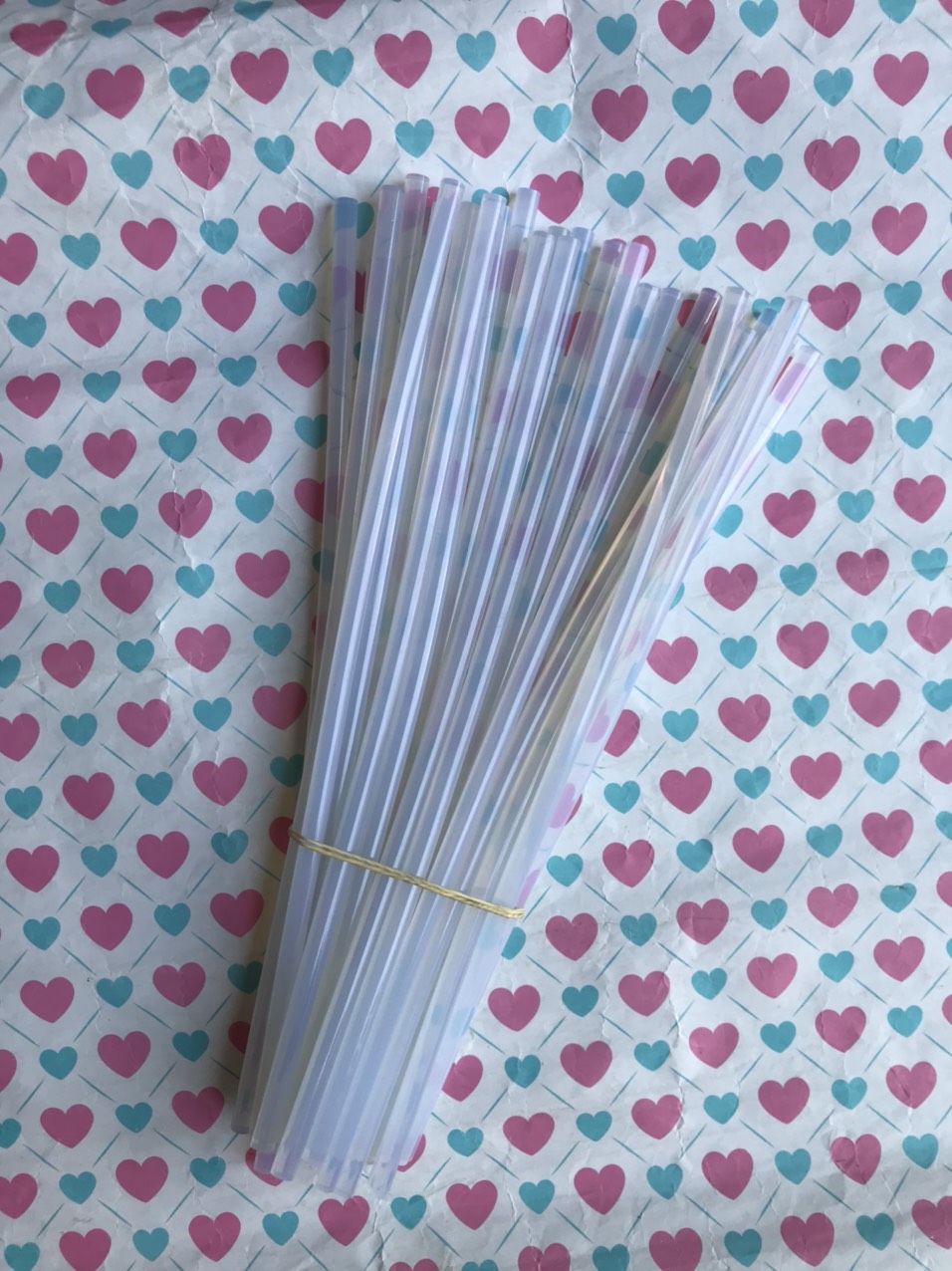 Bộ 10 cây keo nến loại tốt, keo silicol đường kính 7ly dài 25cm, keo làm handmade
