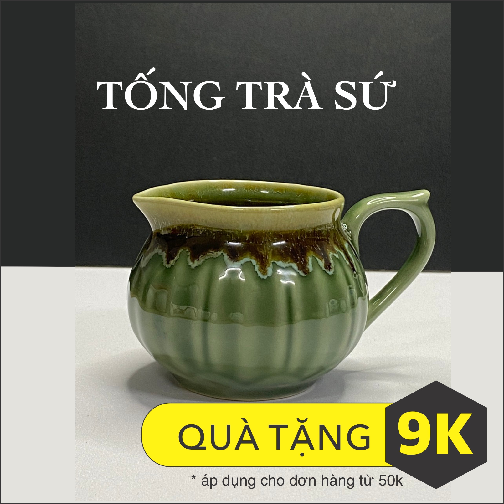 Chén tống pha trà gốm sứ - nhiều mẫu