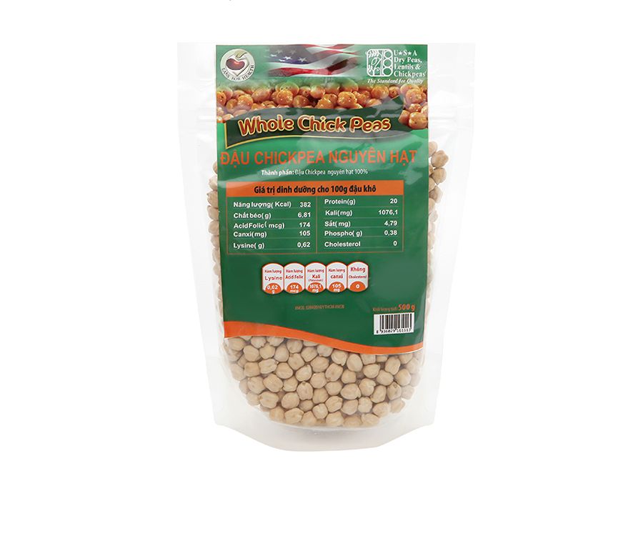 Đậu gà nguyên hạt 500g