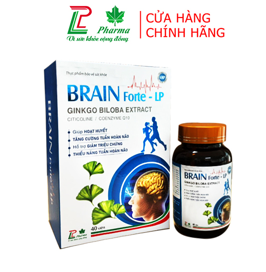 Viên uống bổ não Hoạt huyết dưỡng não Brain Forte New Lp Pharma