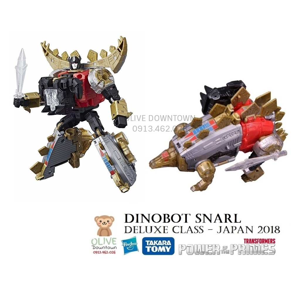 _Dinobot_SNARL * Robot Khủng Long 15cm - Transformers POWER OF THE PRIMES