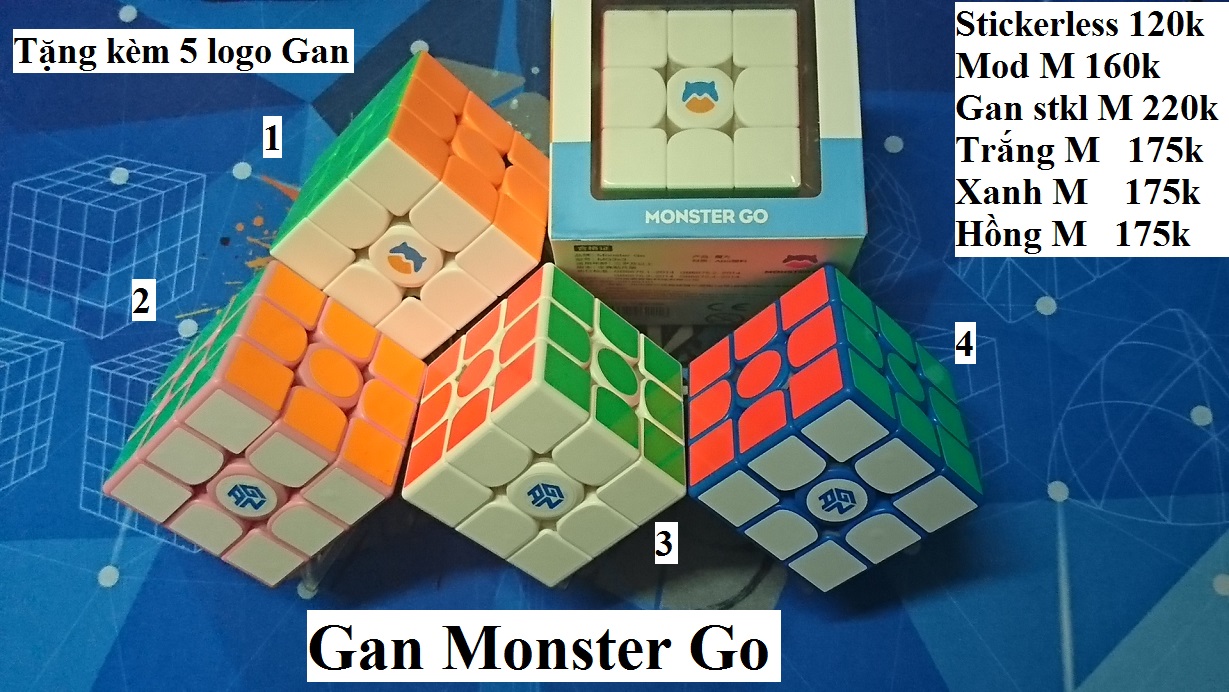 Rubik 3x3x3. Gan Monster Go
