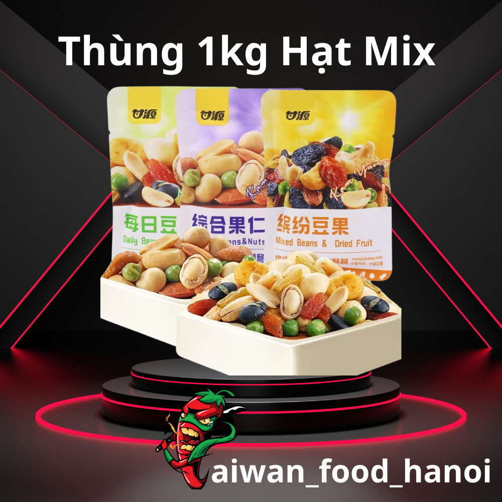 Hạt mix dinh dưỡng trái cây - hạt dinh dưỡng mix hoa quả - hạt ngũ cốc dinh dưỡng - gói 500g -1kg - taiwan foods
