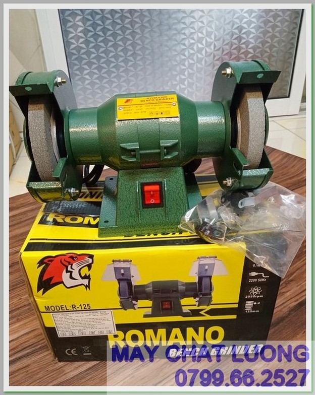 Máy mài 2 đá chính hãng bench ginder - 1/4hp