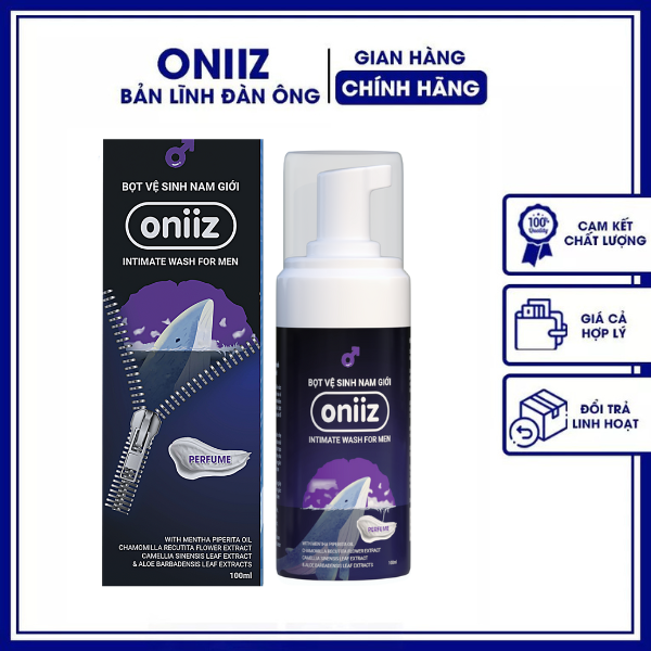 [Mua 2 tặng nước hoa 99k]Bọt vệ sinh nam giới Oniiz Dung dịch tạo bọt