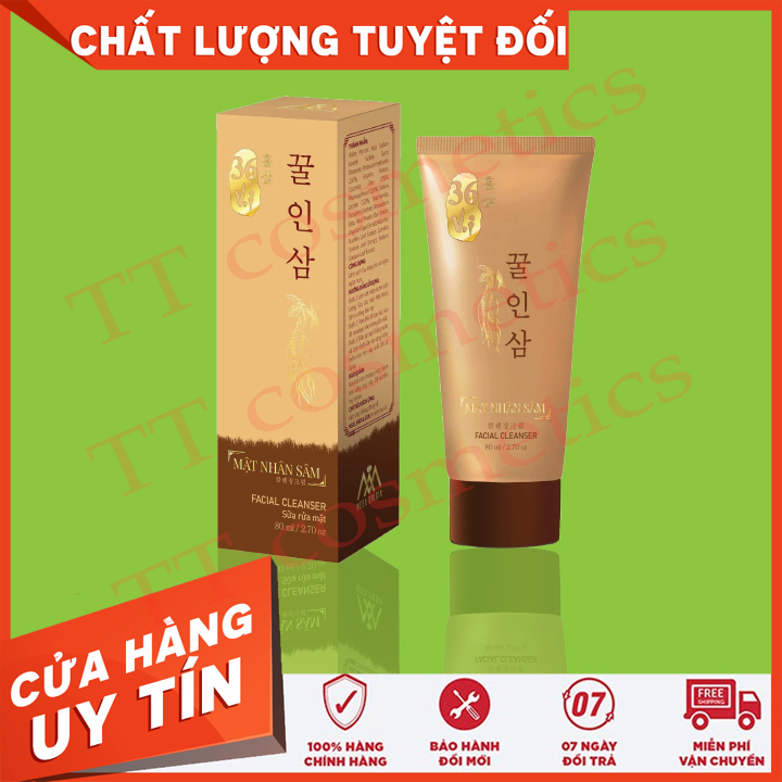 Sữa rửa mặt mật nhân sâm MEEA Organic