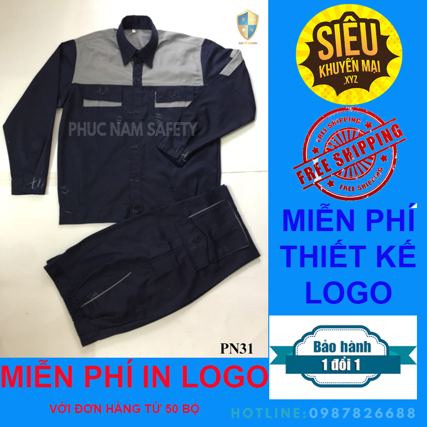Quần áo bảo hộ lao động PN31, - tím than phối ghi đậm, quần áo bảo hộ lao động xịn, quần áo bảo hộ giá rẻ, quần áo bảo hộ chất lượng, đồng phục công nhân, đồng phục kỹ sư, đồng phục công ty