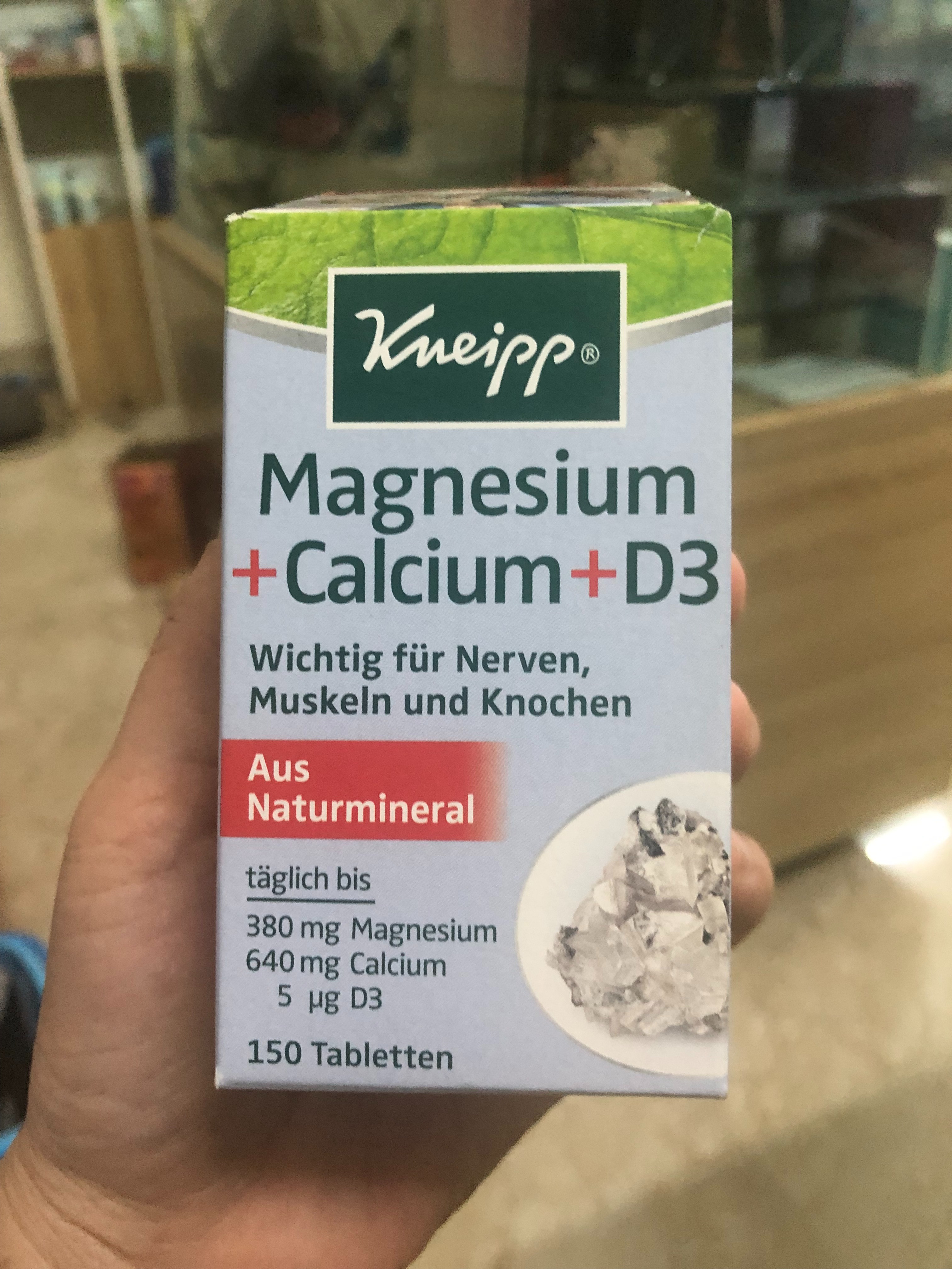 Magnesium + Calcium + D3 Tabletten