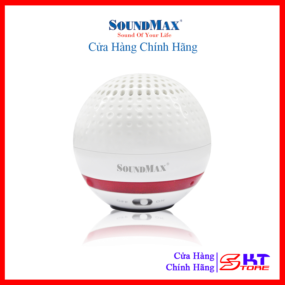 Loa bluetooth soundmax r100 xinh xắn với dáng vẻ tí hon - hàng chính hãng