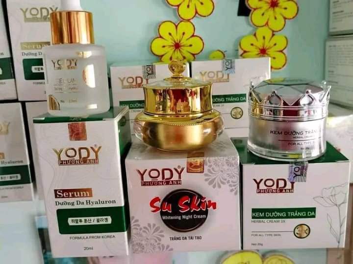 Combo Serum dưỡng phục hồi sau tái tạo Phương Anh + Kem ngày 3X + Kem chống nắng Yody White - 3