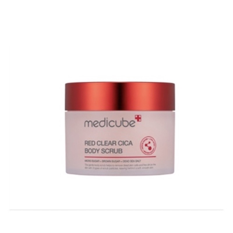 Tẩy da chết mịn da sạch mụn medicube red clear cica body scrub 200g date 01/24