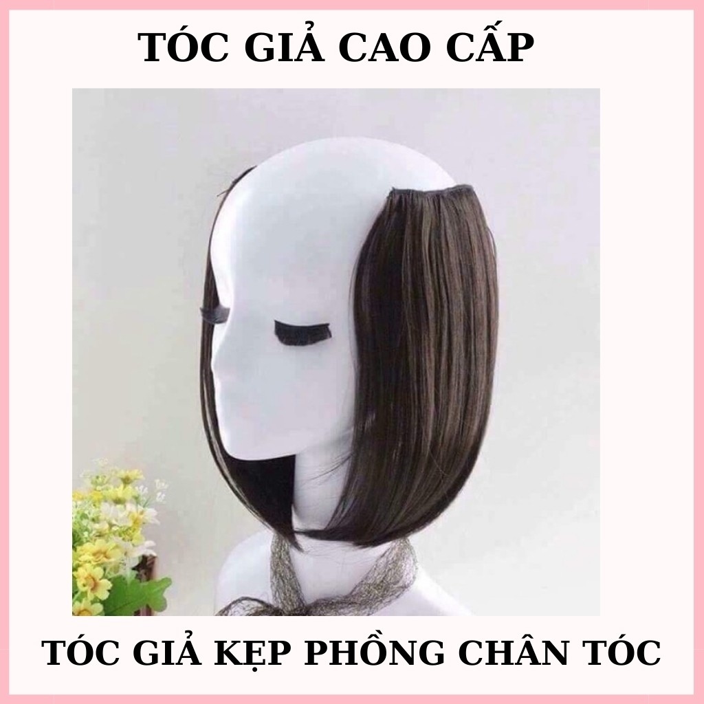 Tóc giả kẹp phồng ❤️freeship❤️ kẹp phím phồng tóc 2 bên - giá 1 cặp