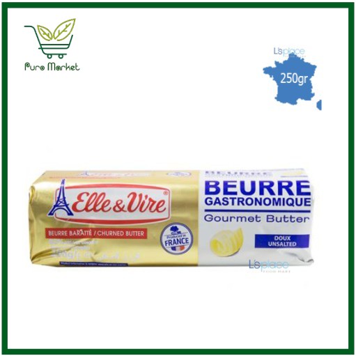 Bơ cuộn nhạt hiệu elle & vire 250g