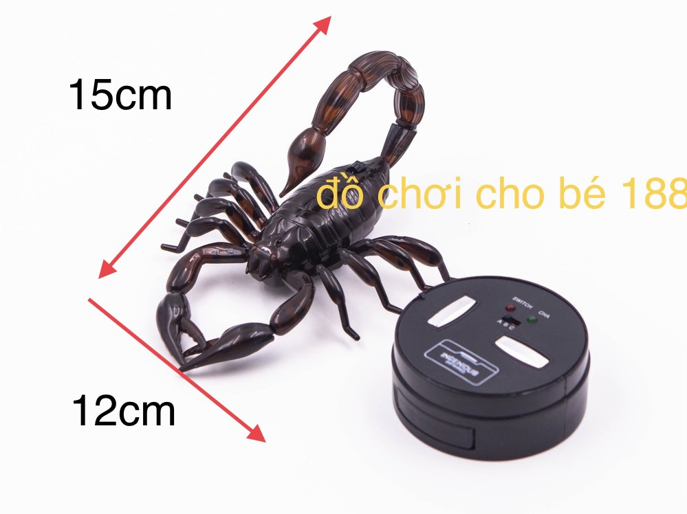Đồ Chơi Cua nhện ruồi ong gián bò cạp bọ ngựa, chuột điều Khiển Từ Xa, Đồ Chơi Điều Khiển Từ Xa Hình Con Cua Mô Phỏng Có Đèn