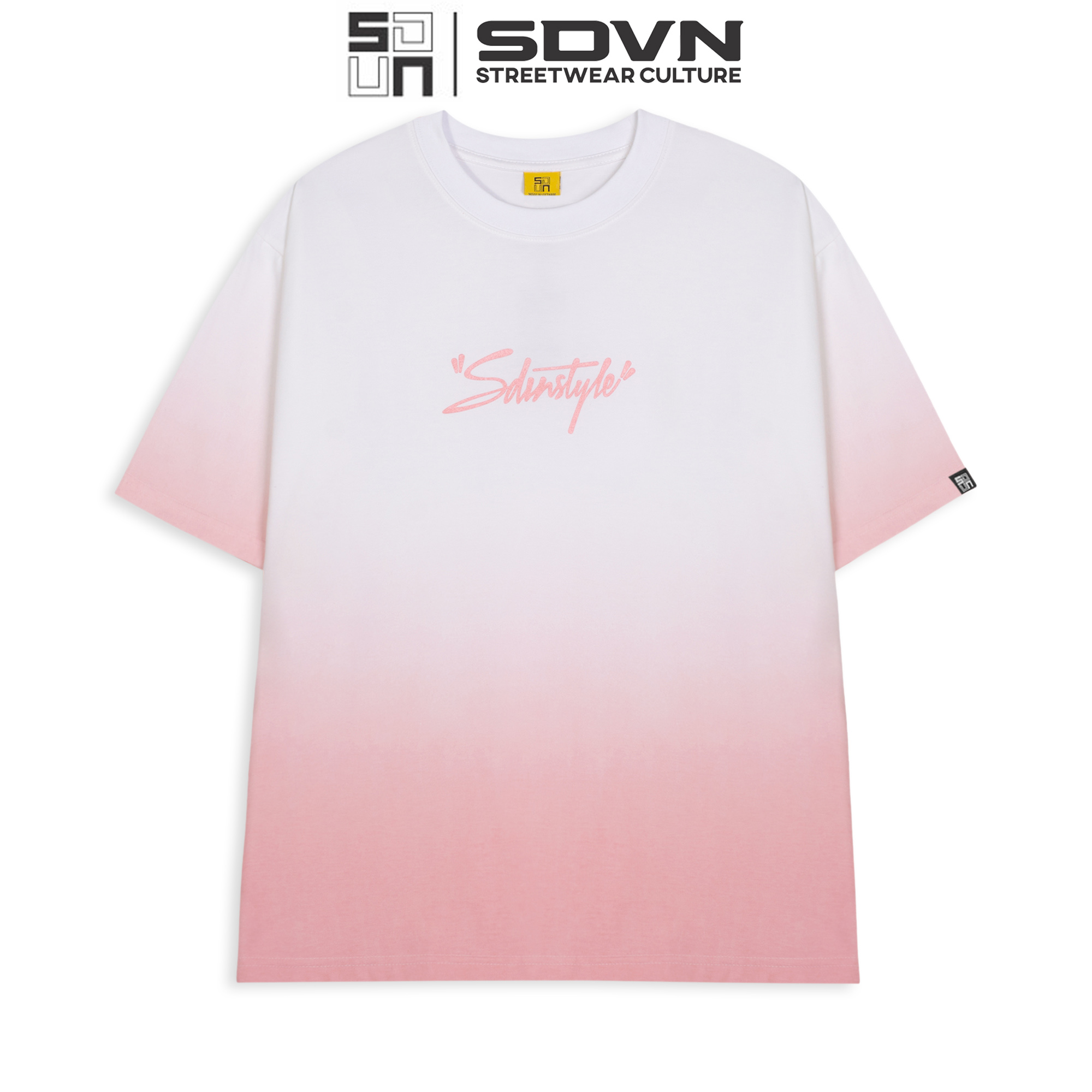 Áo Thun Unisex Form rộng - Brand Chính Hãng SDVN - Pastel