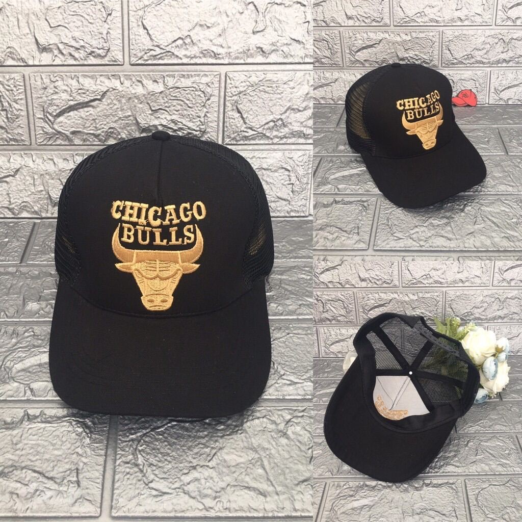 Mũ / nón kết phối lưới con trâu vàng năng động