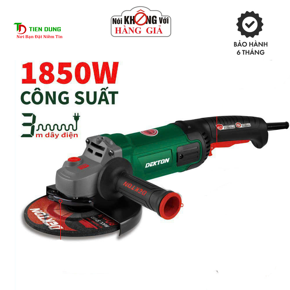 Máy mài đá 150mm dekton dk-ag1850 công suất 1850w lõi đồng