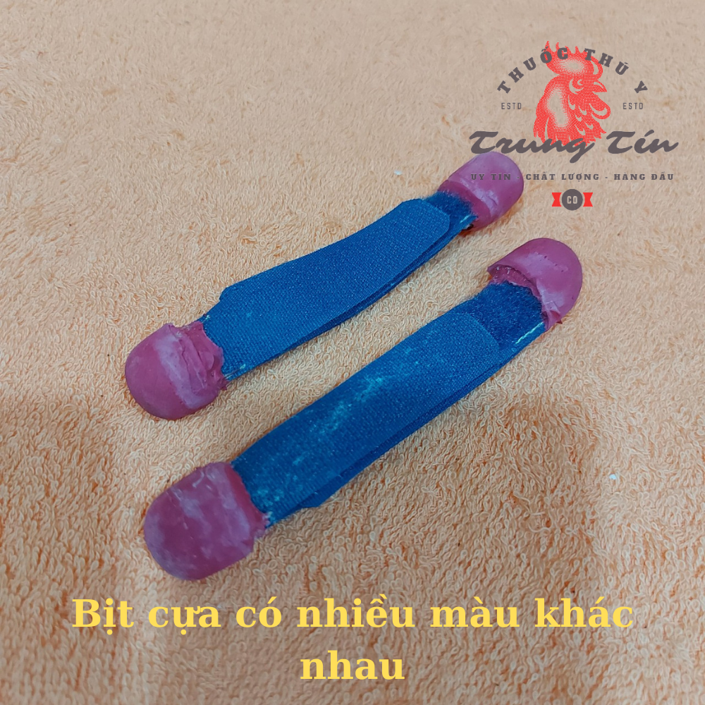 HCM - Bịt cựa TRE loại dán - xỗ gà không bị sứt - (2 cặp dành cho 2 con)