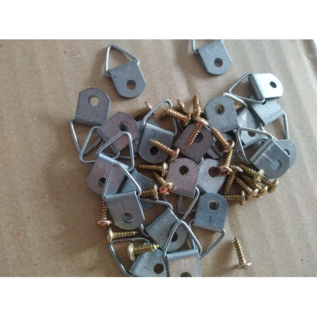 10 móc kèm đinh ốc treo tranh