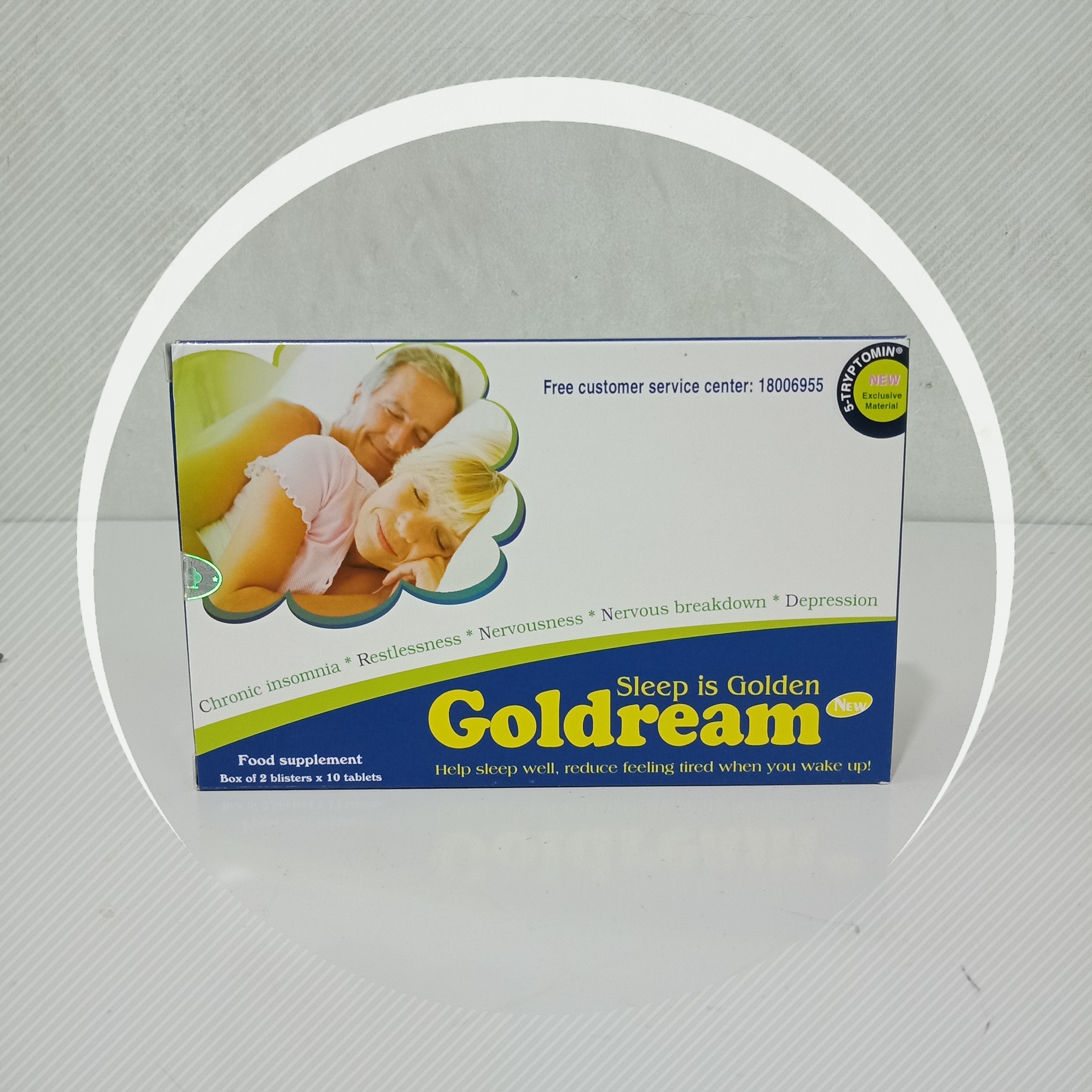 GOLD DREAM - Hộp 20 viên, dưỡng tâm an thần, tạo giấc ngủ ngon