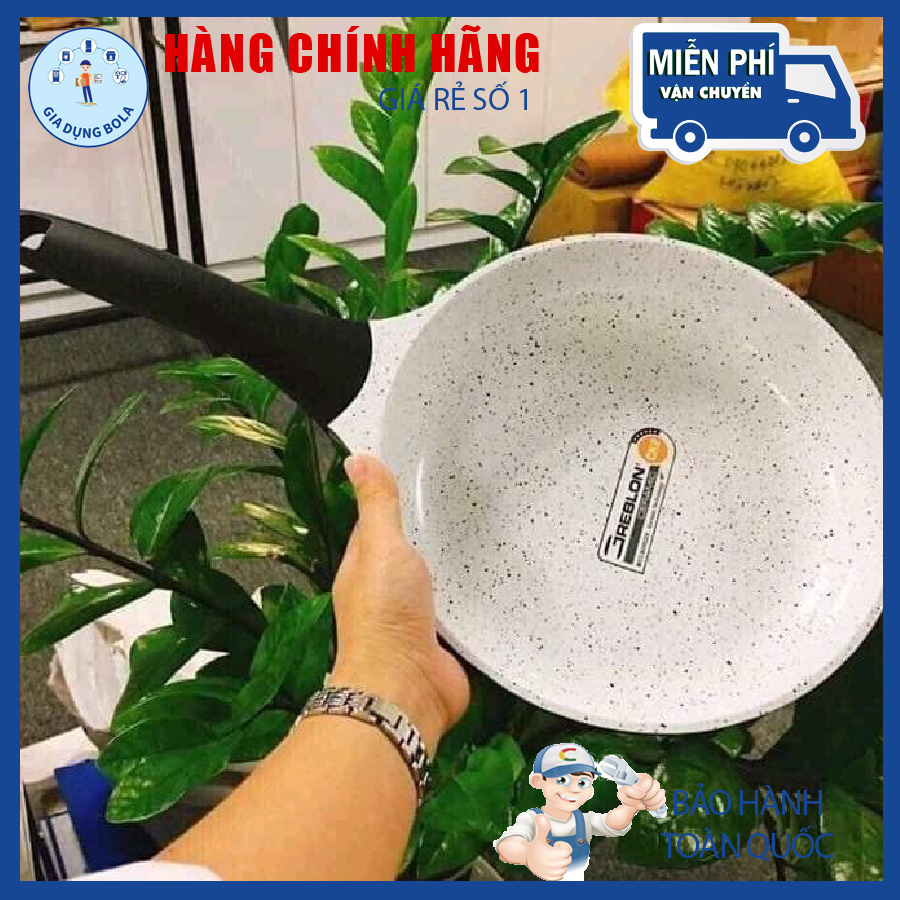 Chảo chống dính bếp từ size 20cm FERROLI-RAPIDO - Đúc nguyên khối, phủ men gốm Đức