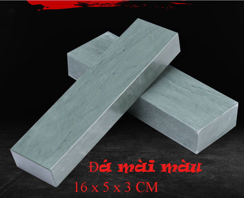 Combo 02 Viên Đá Bùn Mài Dao Nhà Bếp Kích Thước 16 x 5 x 3 cm