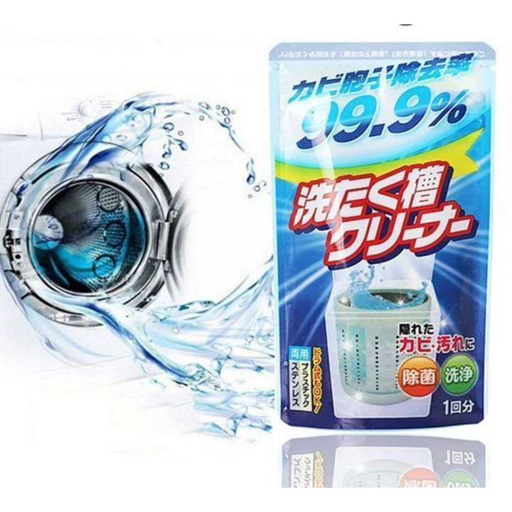 Bột tẩy lồng máy giặt cực mạnh Rocket Soap Nhật Bản túi 120g hàng Nội Địa