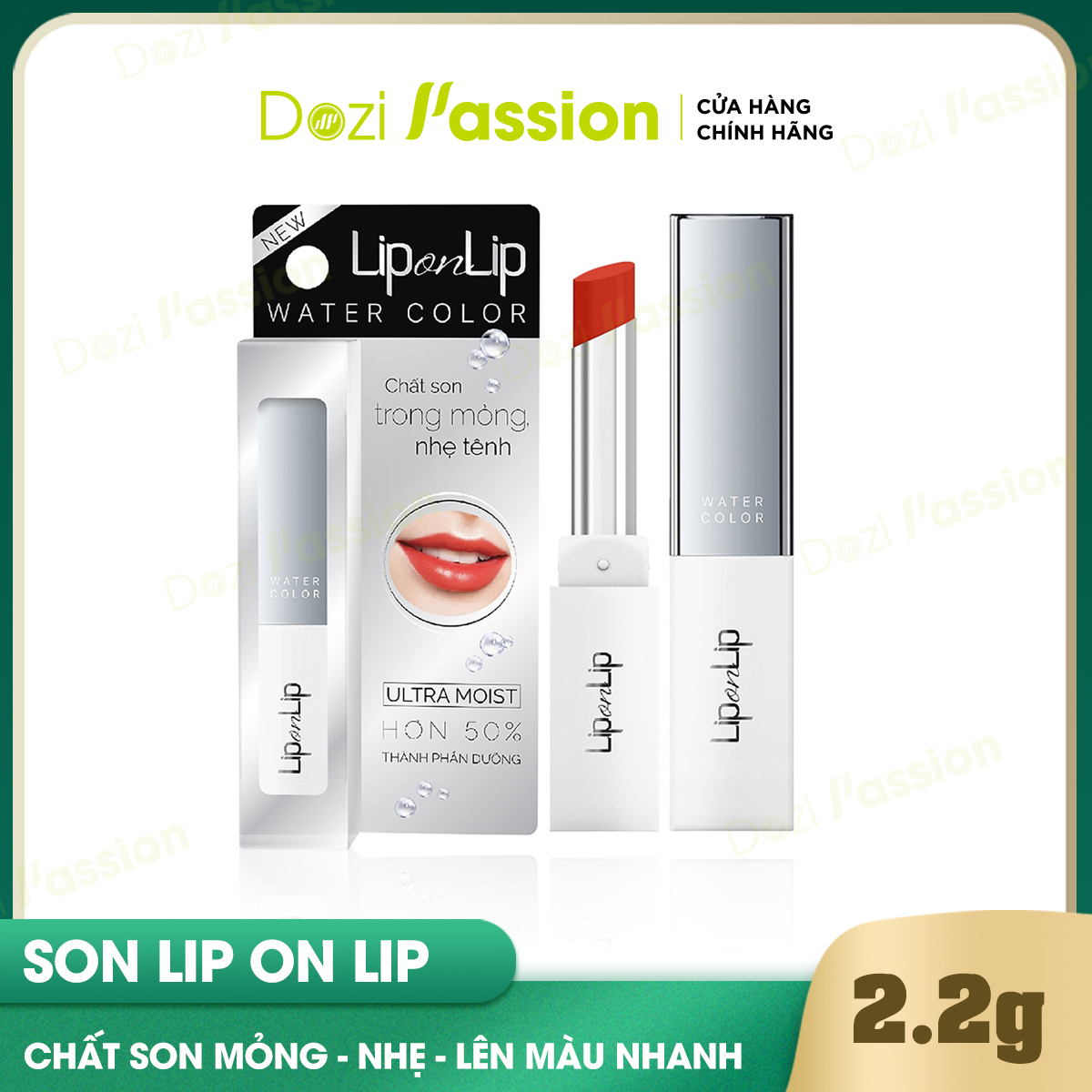 Son LIP ON LIP Water Color Dưỡng Tối Ưu 2,2g