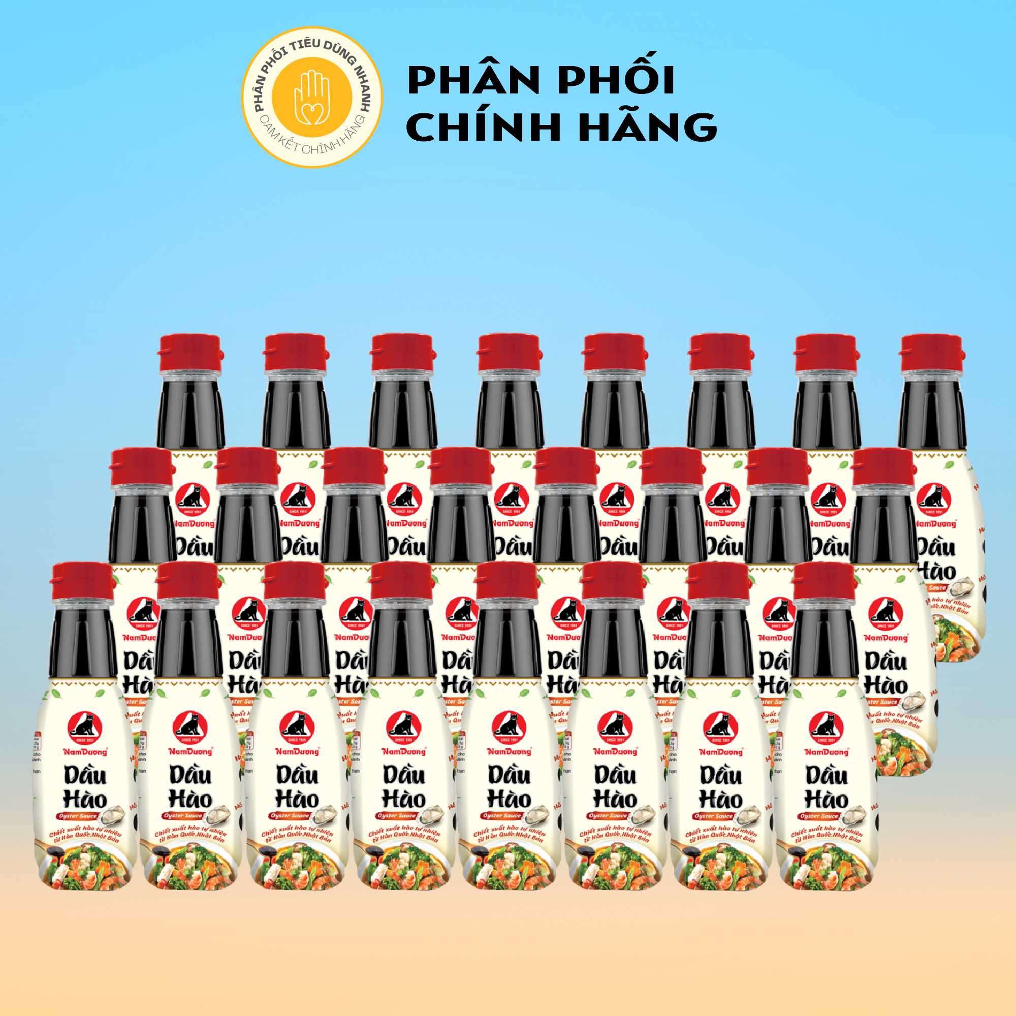 Thùng 24 Chai Dầu Hào Hảo Hạn Nam Dương Chai 270g/chai