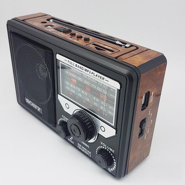 Loa Đài SW888/999UAR  hỗ trợ nghe USB thẻ nhớ TF , thẻ nhớ SD hay Đài FM radio SW 888 chạy điện 220v và pin đại ,Cắm Điện Như Các Thiết Bị Thông Thường Khác.