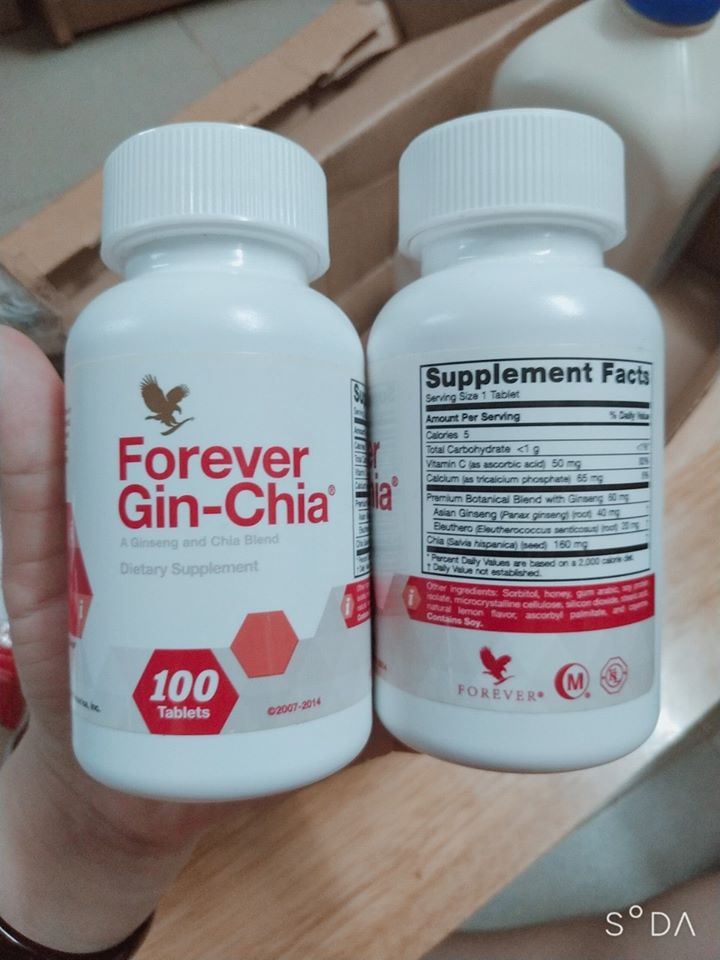 Product details of Viên nhân sâm lô hội Forever Gin-Chia #047flp