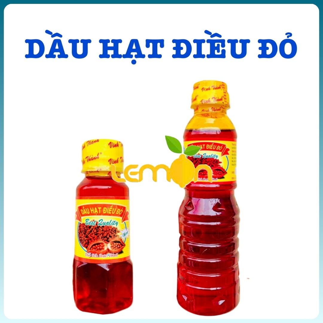 1 Chai dầu điều đỏ Vinh Thành 250ml - SỈ GIÁ TỐT