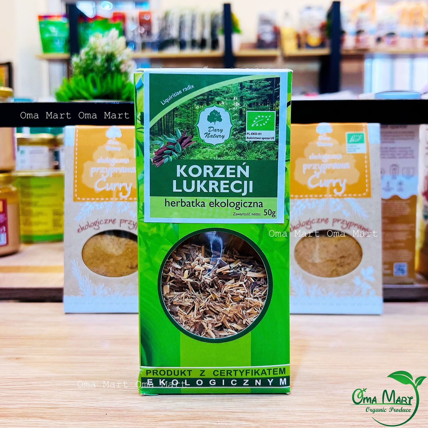 Trà rễ cây cam thảo hữu cơ Dary Natury 50g