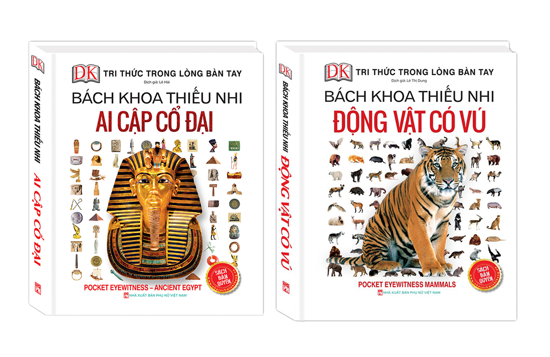 Combo 2c - Bách khoa thiếu nhi - Ai cập cổ đại & Bách khoa thiếu nhi động vật có vú