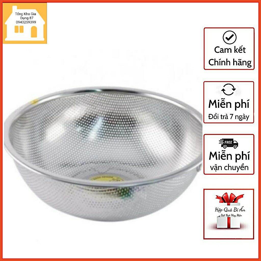Rổ inox 304 đông nam đa năng đủ kích thước - tổng kho gia dụng 87
