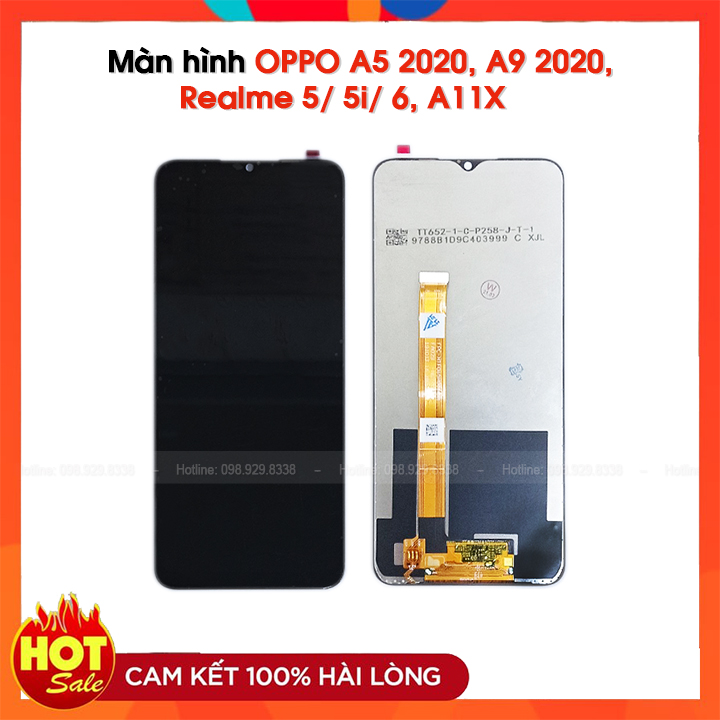 Màn hình oppo a5 2020/ a9 2020/a31 2020/ realme c3/ realme 5, 5i, 6/ a8/ a11x - linh kiện màn hình zin full bộ