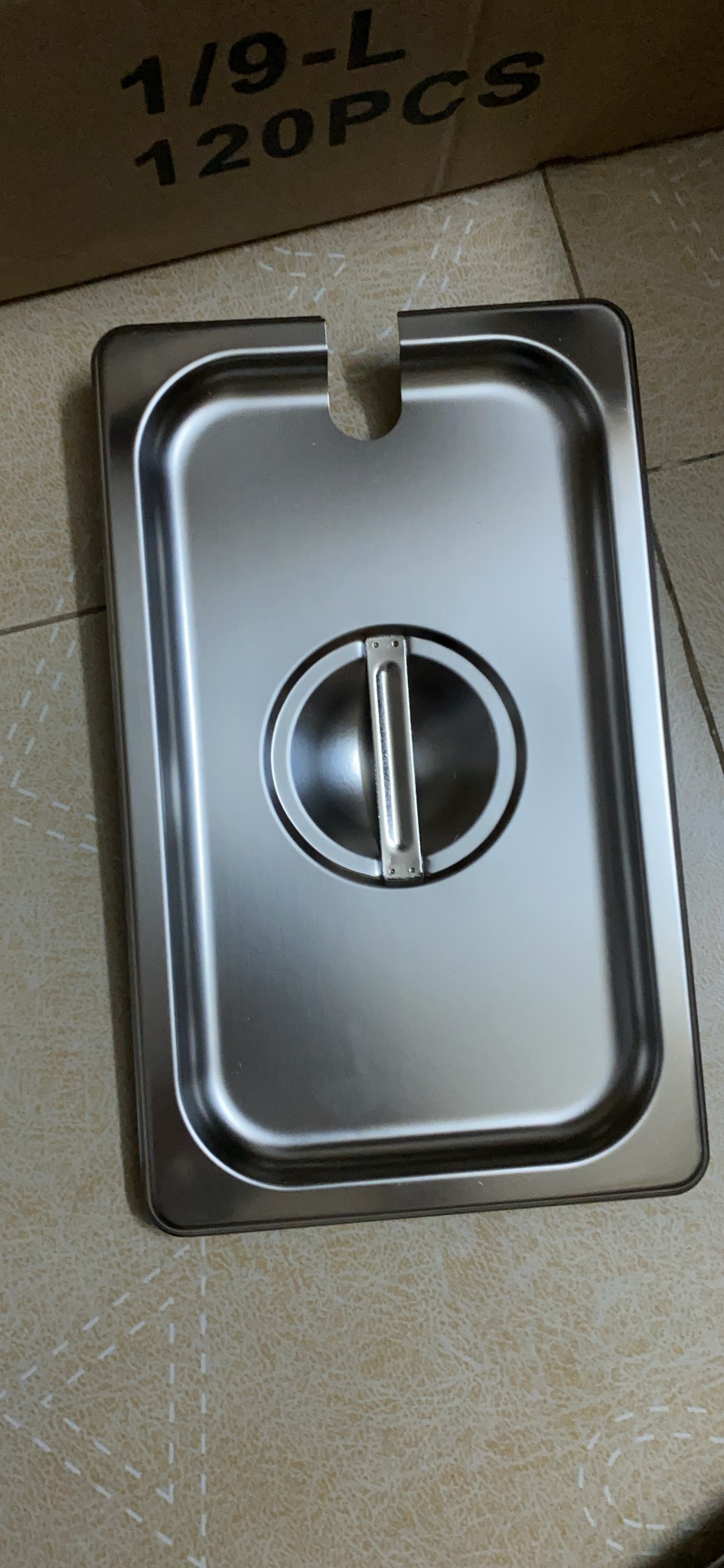 Nắp khay inox GN 1/4 Đựng Thực Phẩm Topping vntrade