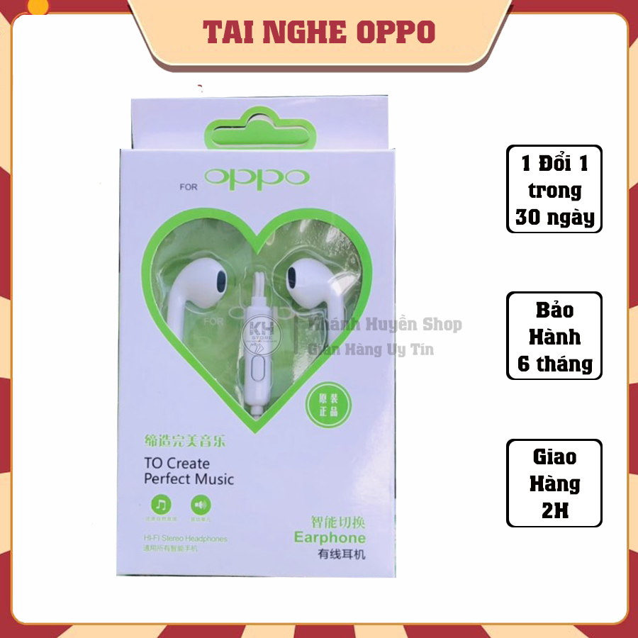 Tai nghe oppo có dây hình trái tim