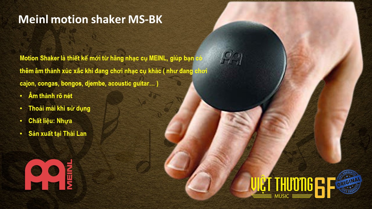 Xúc xắc đeo ngón tay Meinl motion shaker MS-BK