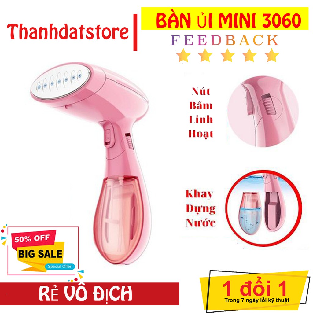 Bàn ủi hơi nước cầm tay sokany swift steam 3060